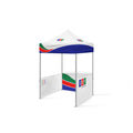 2x2 Gazebo Baskılı Tavan 3 Adet Yarım Duvarlı Model