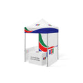 2x2 Gazebo Baskılı Tavan 1 Adet Tam Duvar 2 Adet Yarım Baskılı Duvar Model