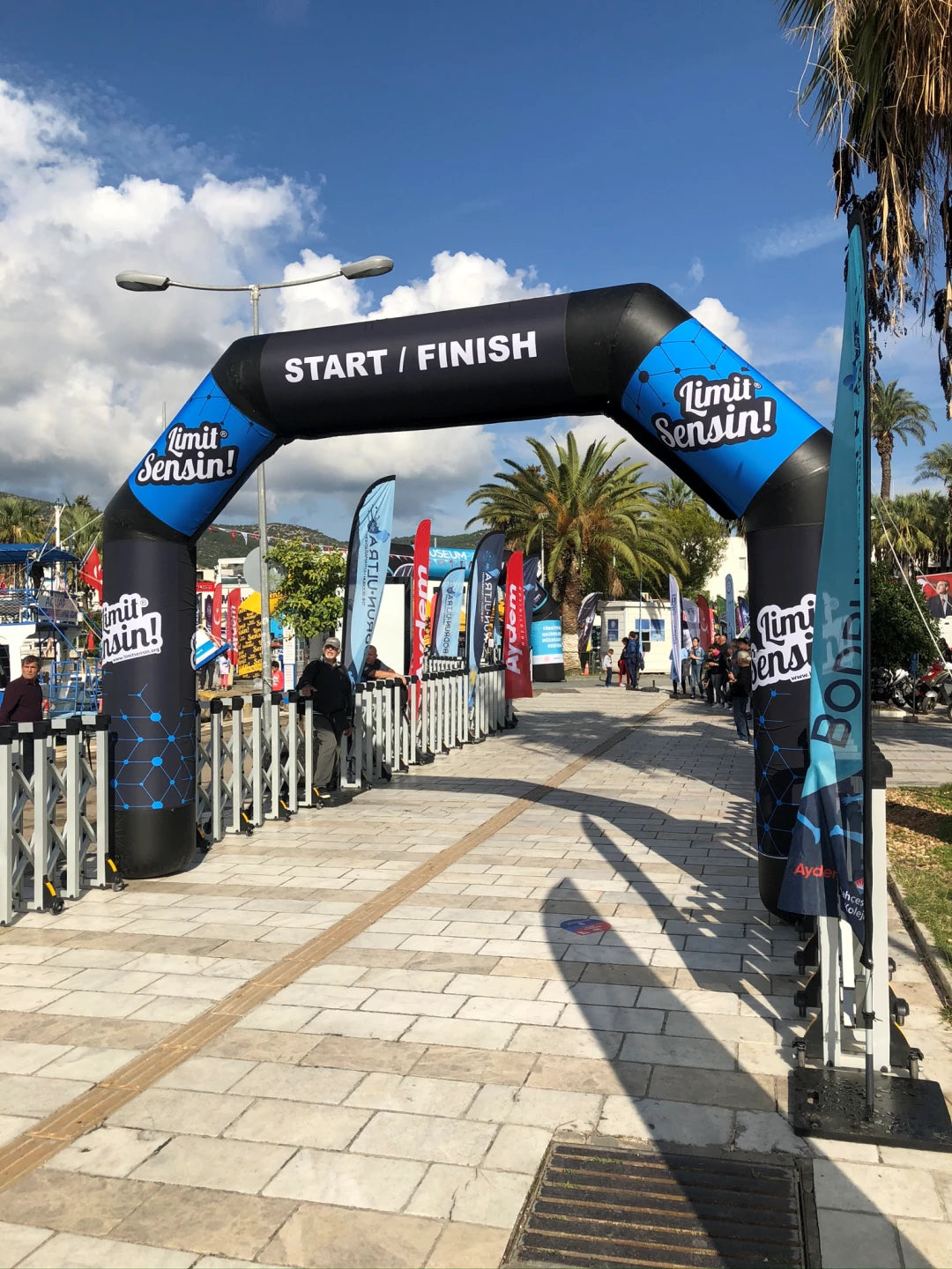 Arco Gonfiabile 6 m — allestimento gara 1