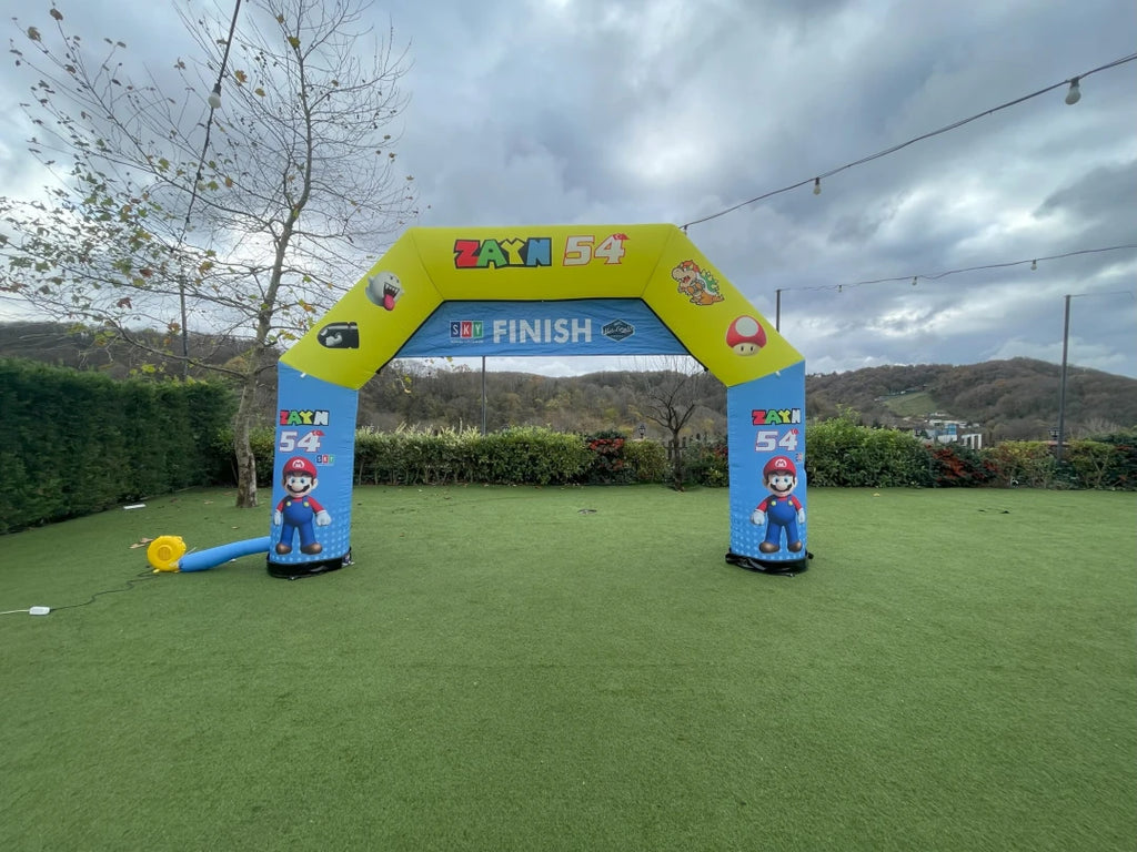 Arco Gonfiabile 6 m — allestimento gara 3