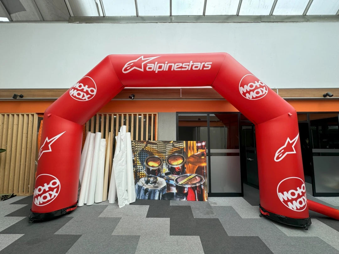 Arco Gonfiabile 6 m — allestimento gara 5
