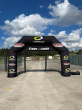 Arco Gonfiabile 6 m — allestimento gara 6