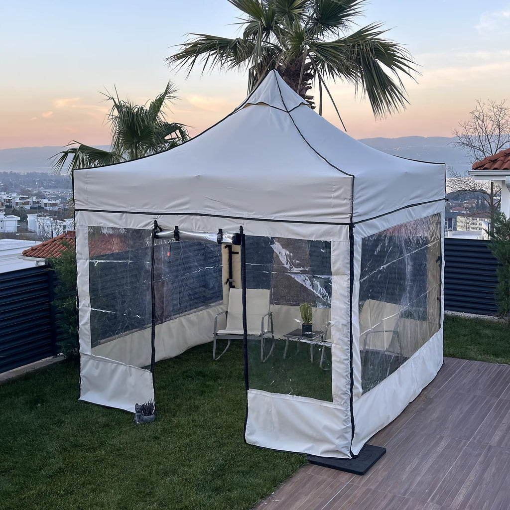 Gazebo per Inverno Sky Pro — vista laterale