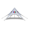 Tenda a Stella Stampata 10 mt. Singola Cupola