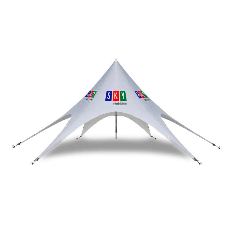 Tenda a Stella Stampata 10 mt. Singola Cupola